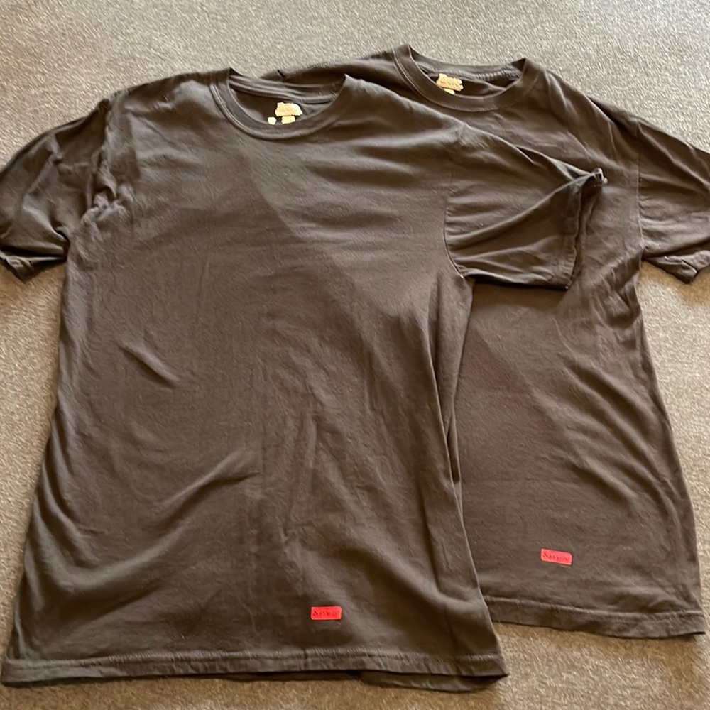 Lot of 2 black Supreme Hanes T-Shirts size Small S